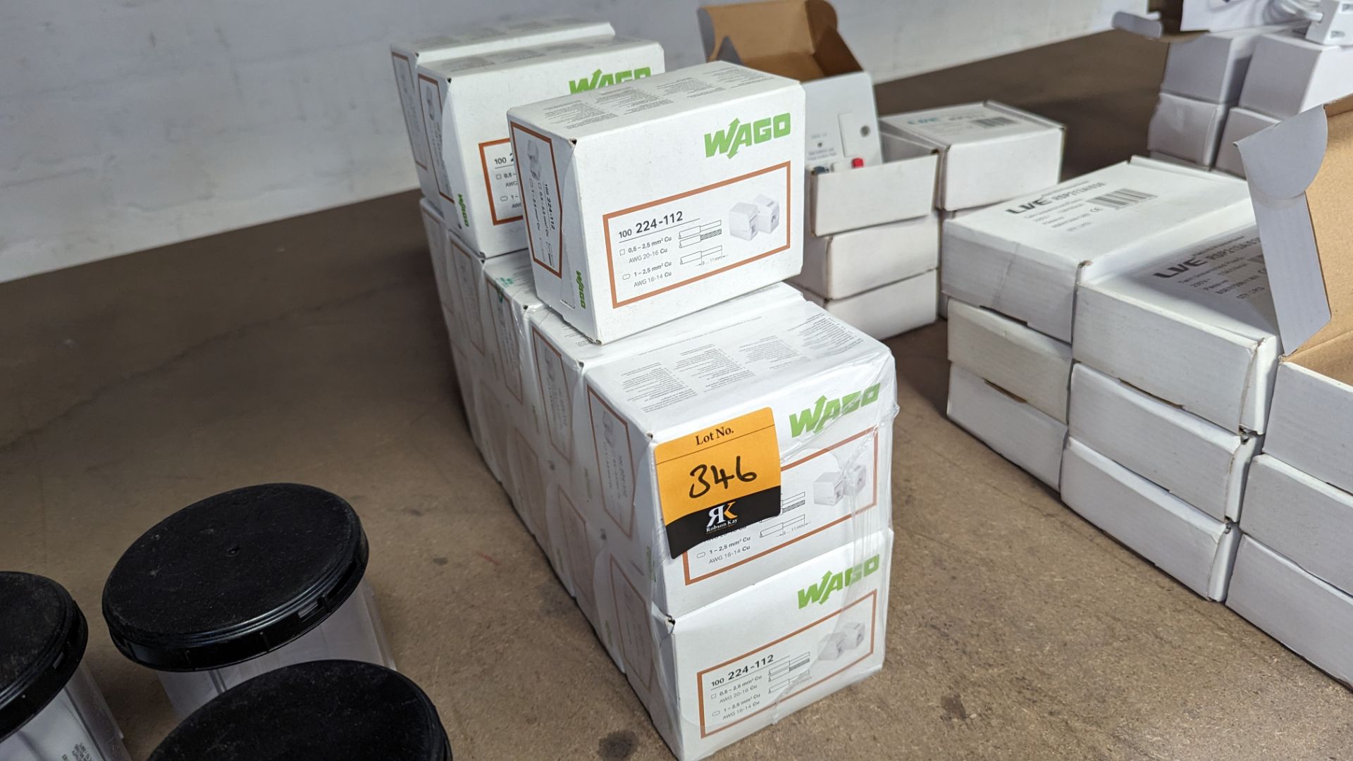 13 boxes of Wago 2 conductor lighting connectors