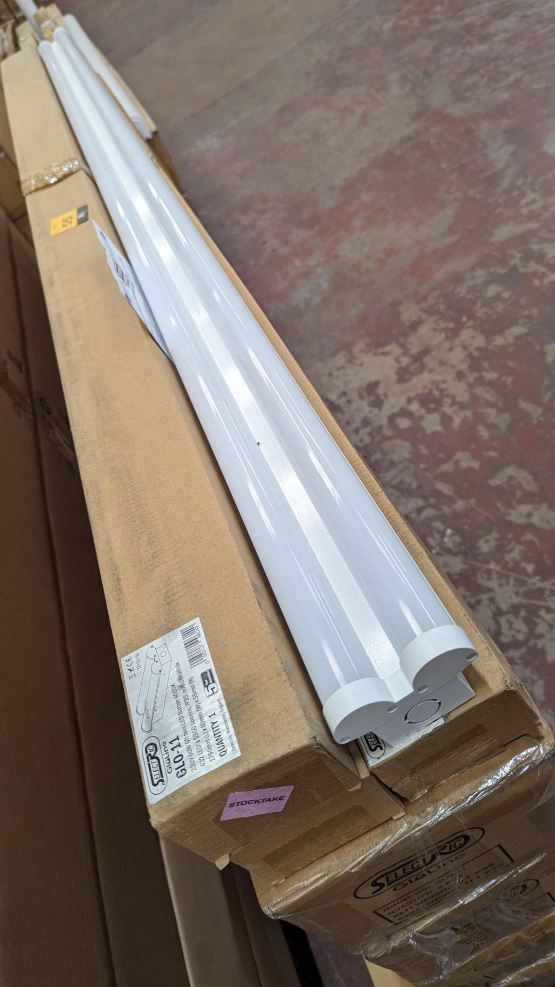 20 off Selectric Gloline Glo-11 6' double LED batten lighting units, 4,000K, 432 LEDs, 5,300 lumens, - Image 4 of 4