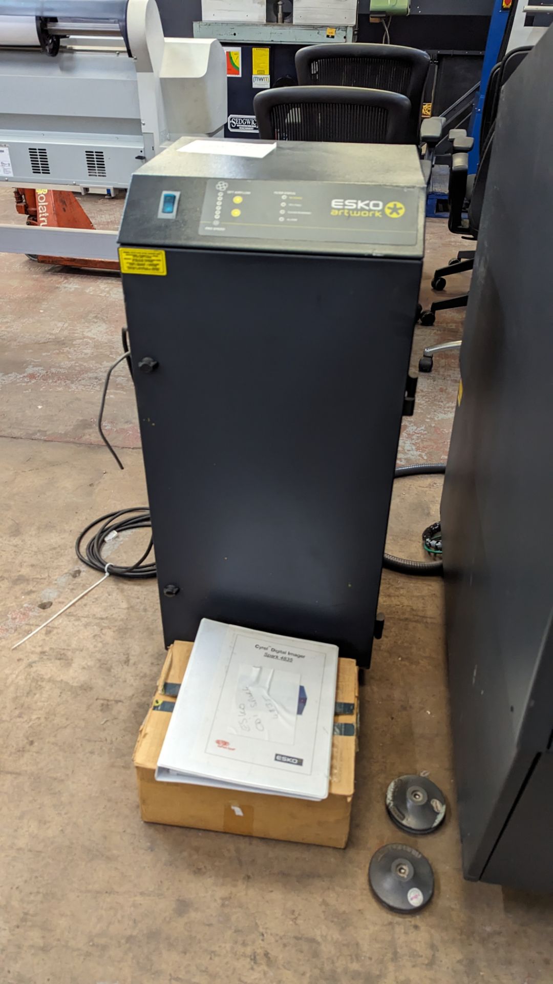 Esko CDI Spark 4835 Cyrel digital imaging system complete with Esko Artwork Advantage Oracle filtrat - Image 11 of 11