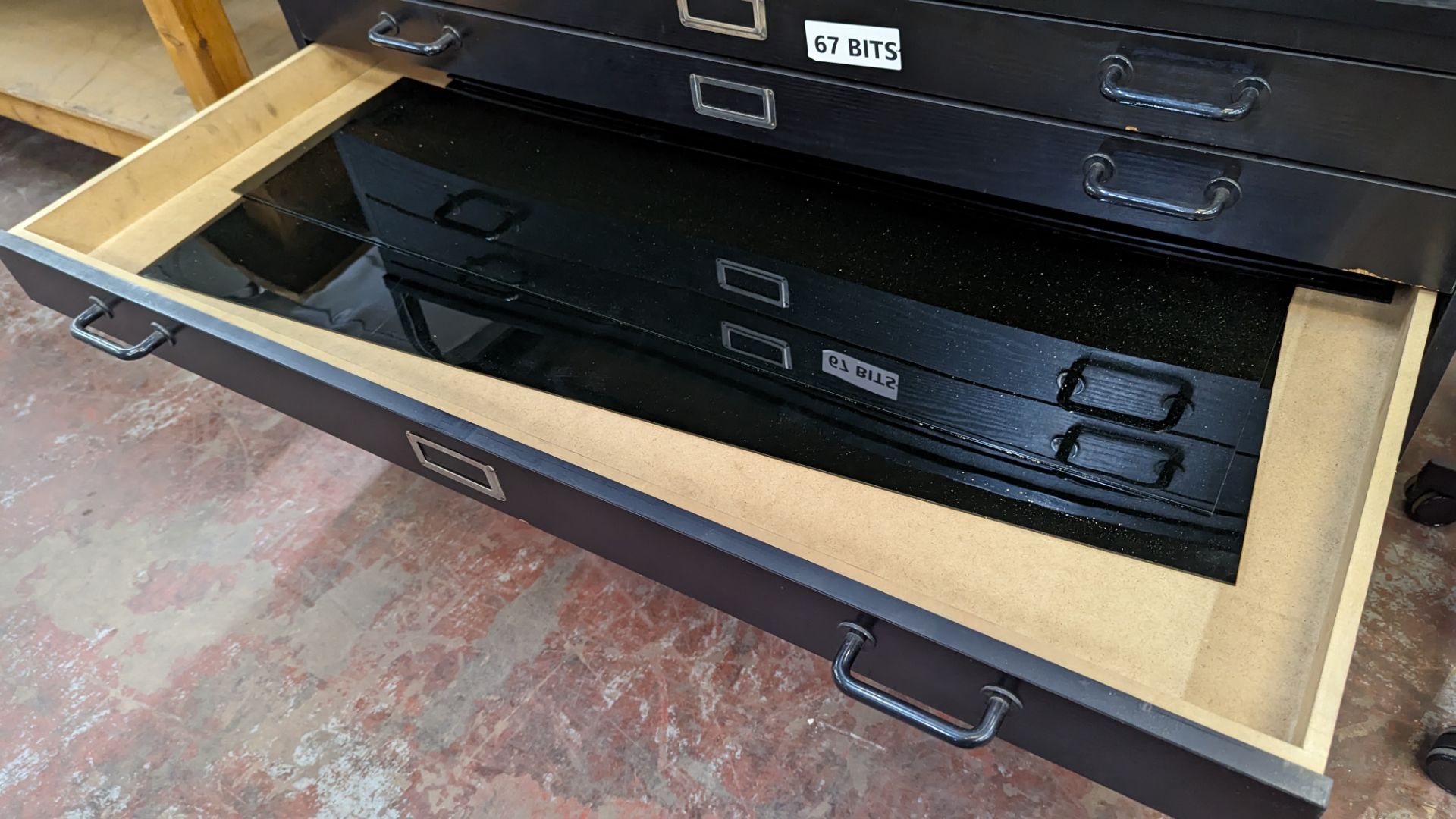 2 off black multi-drawer plan chests - Image 11 of 17
