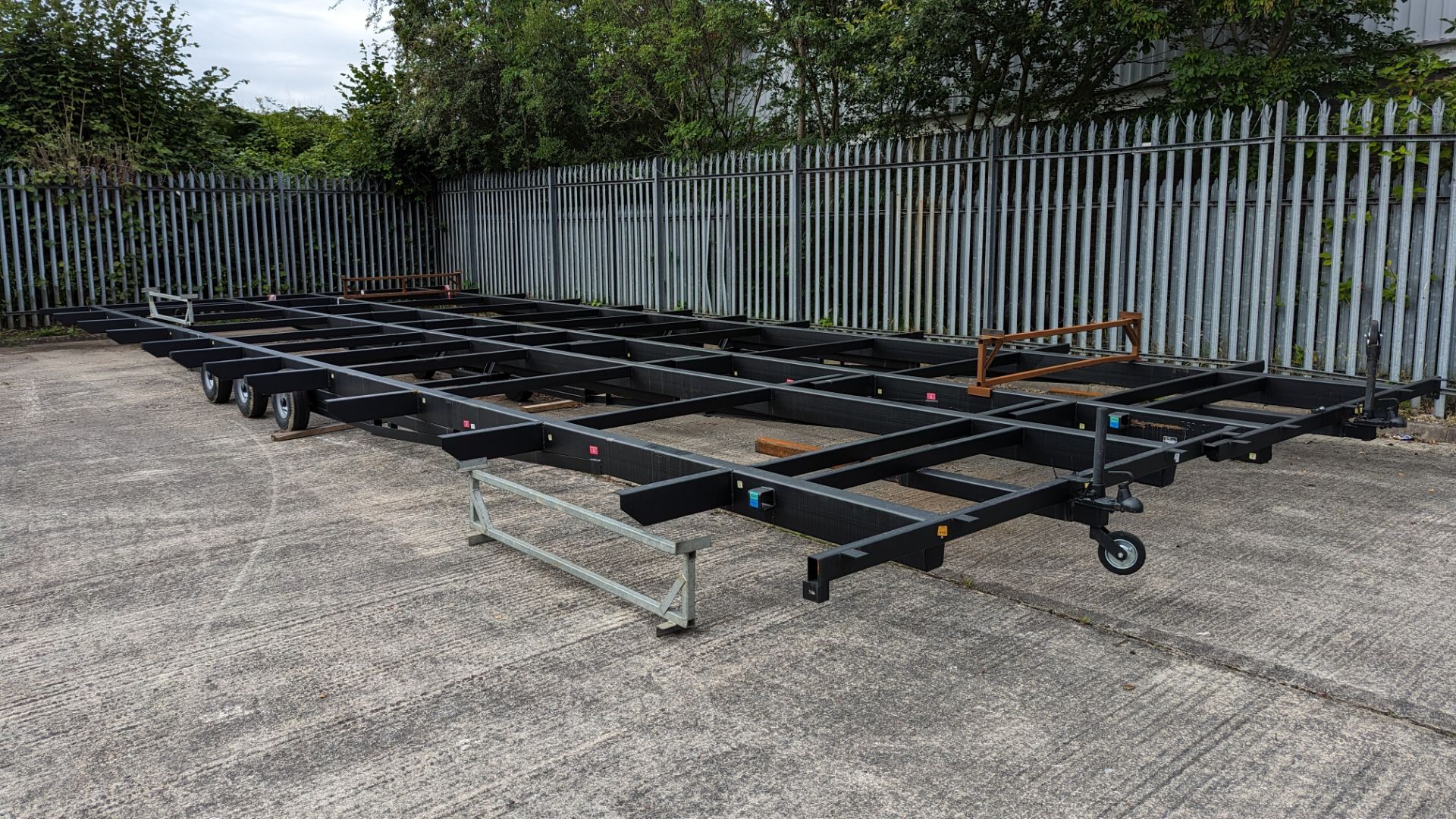 2 off Glamis flat front chassis, for building lodges & suchlike upon, each measuring approximately 5