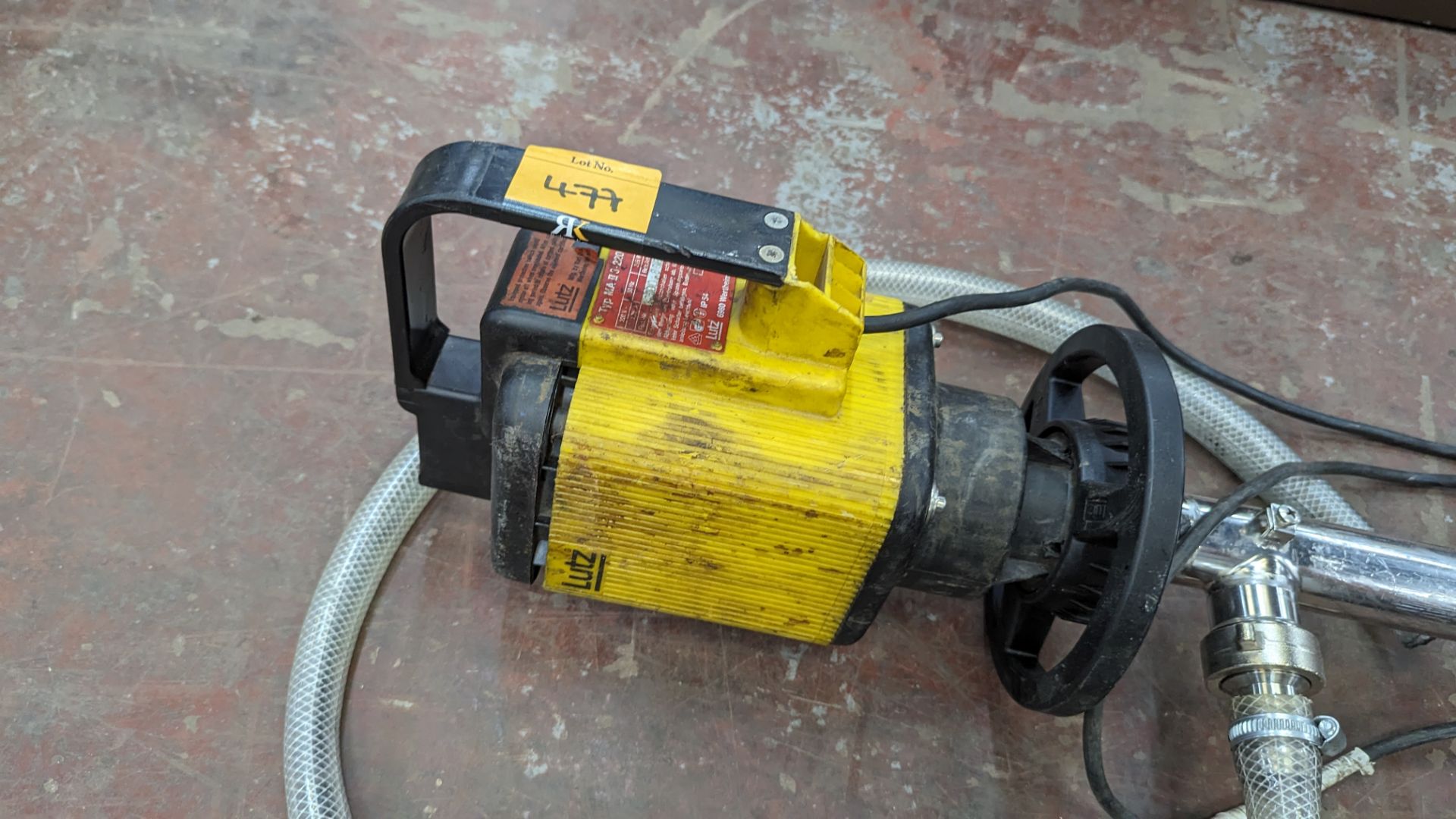 Lutz electric barrel pump - Image 5 of 8