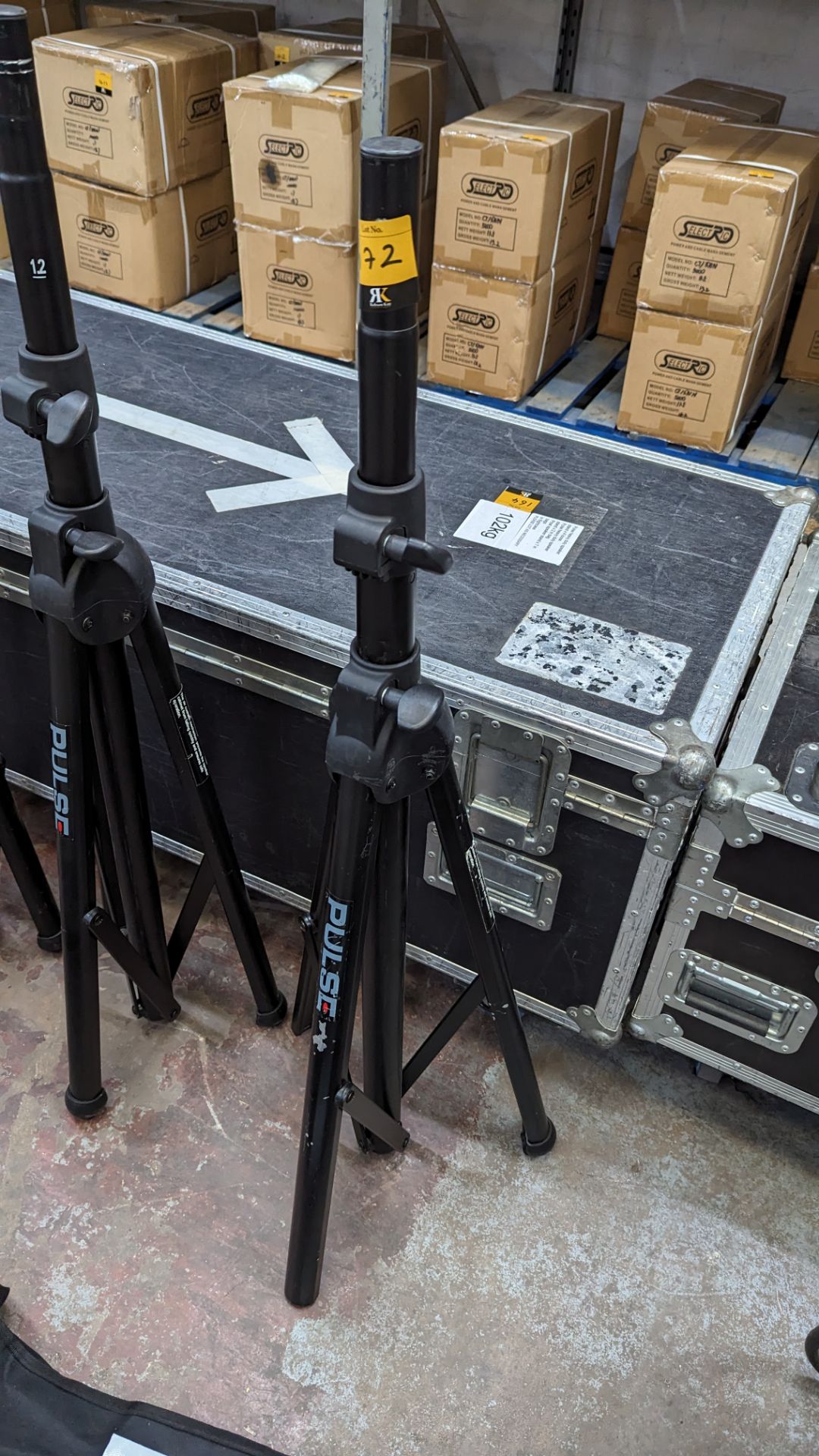 4 off Pulse heavy duty speaker stands - Image 3 of 6