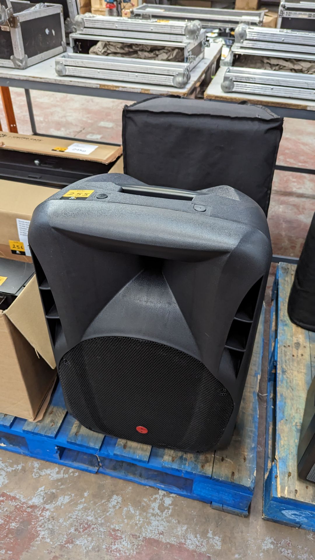 Pair of Studiospares Fortissimo S15P Mark 2 passive speakers (Carlsbro Gamma 15), each with their ow