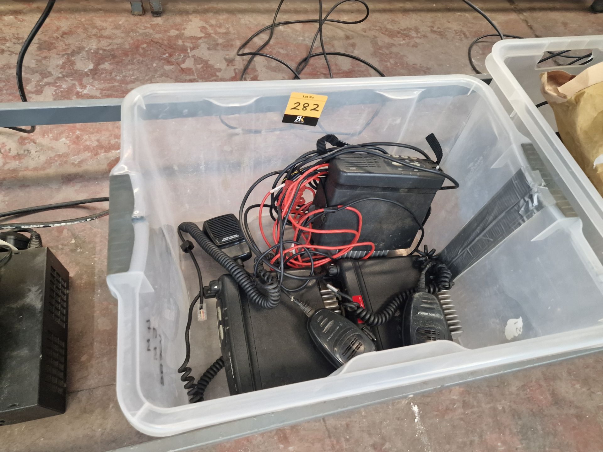 Quantity of in-car/taxi communications equipment, contents of 2 crates plus the miscellaneous items - Image 3 of 4