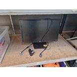 LG 24" wide screen monitor, model 22N37A-B, with power pack and leads.
