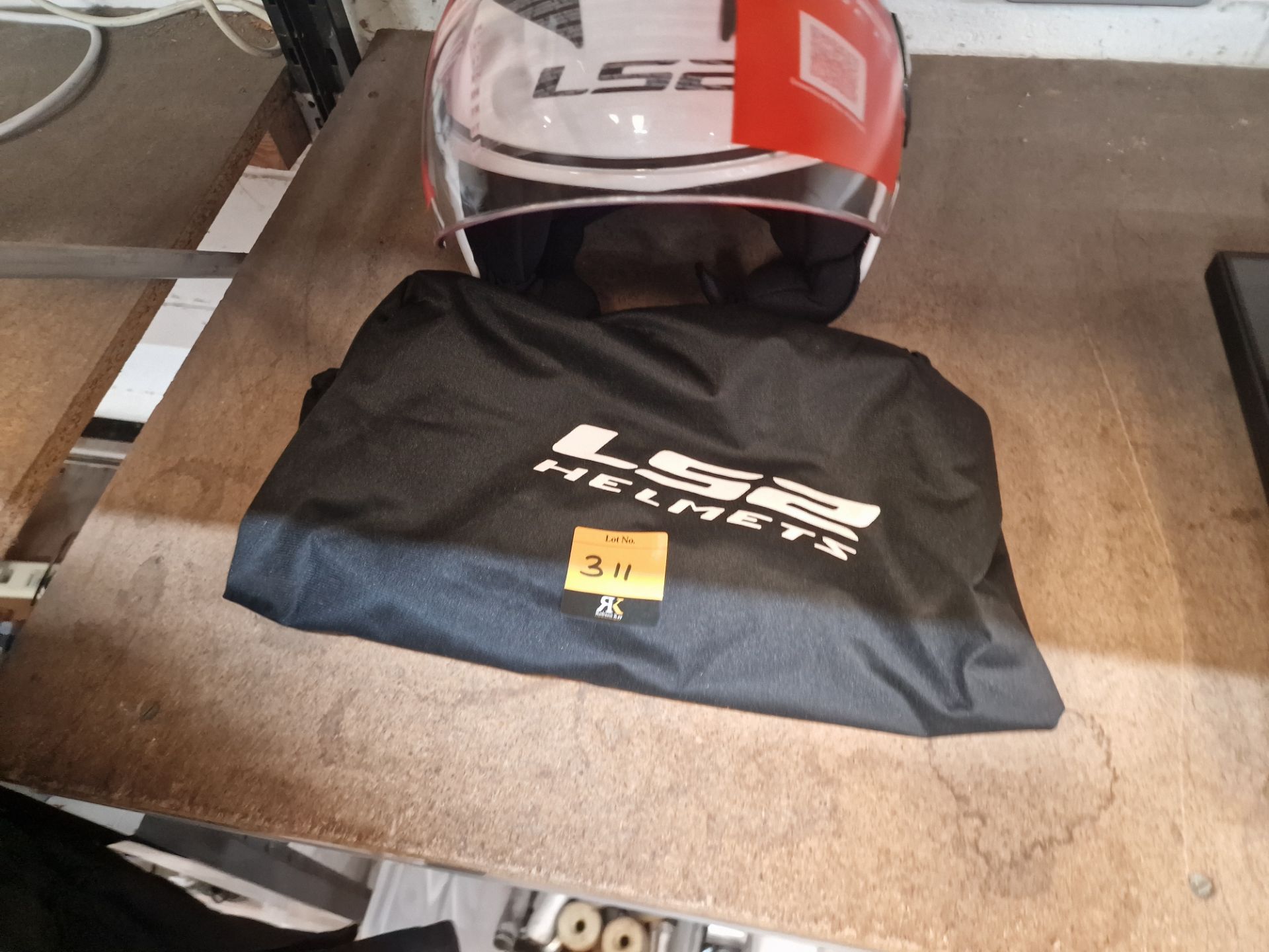 LS2 helmet, size medium, including case