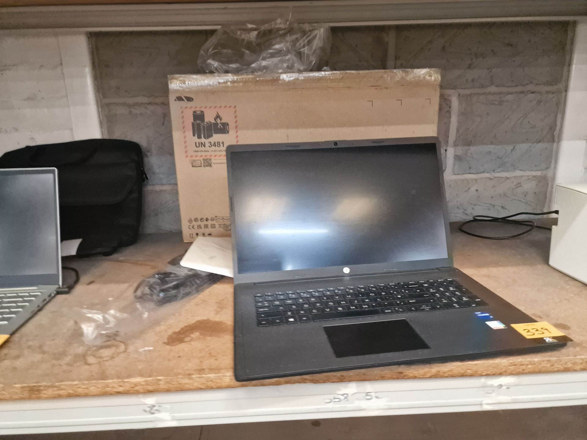 HP notebook computer model RTL8828CE, including power pack/charger and box