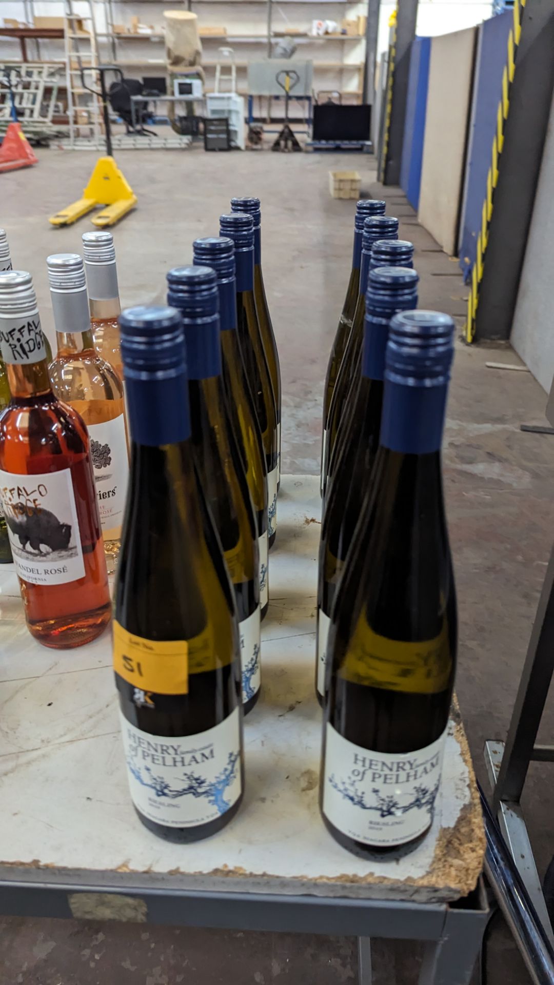 10 bottles of 2019 Henry of Pelham Riesling. Sold under AWRS number XQAW00000101017. - Image 2 of 5