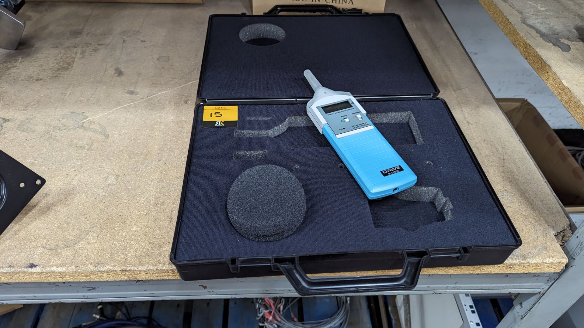 DAWE Instruments digital sound survey meter model D-1405E. Includes transit case - Image 2 of 7