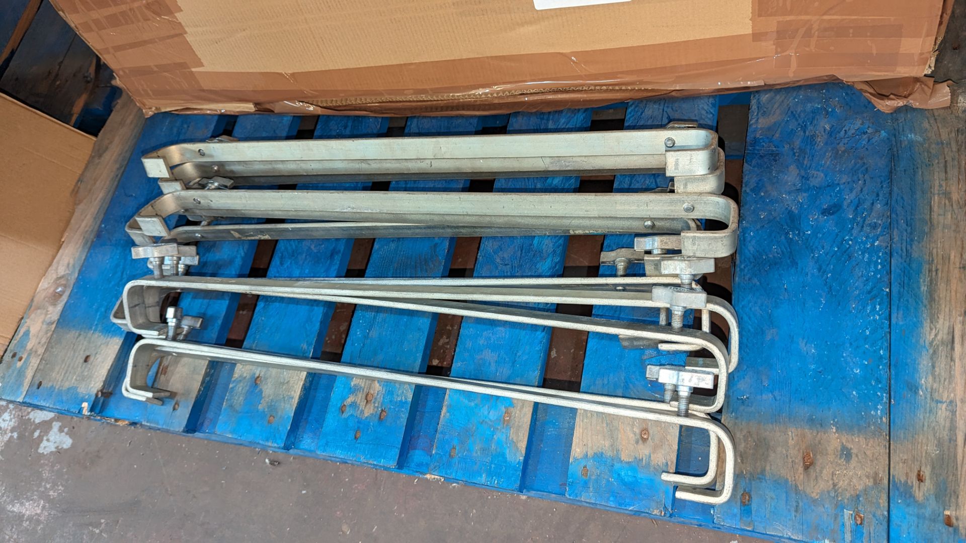 12 off Doughty double ended hook clamps, 65cm long, SWL 40kg. Includes cardboard box - Image 3 of 6