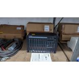 Yamaha MV12/6 analogue audio mixer, including manual, suitable for freestanding or rack mounting. T