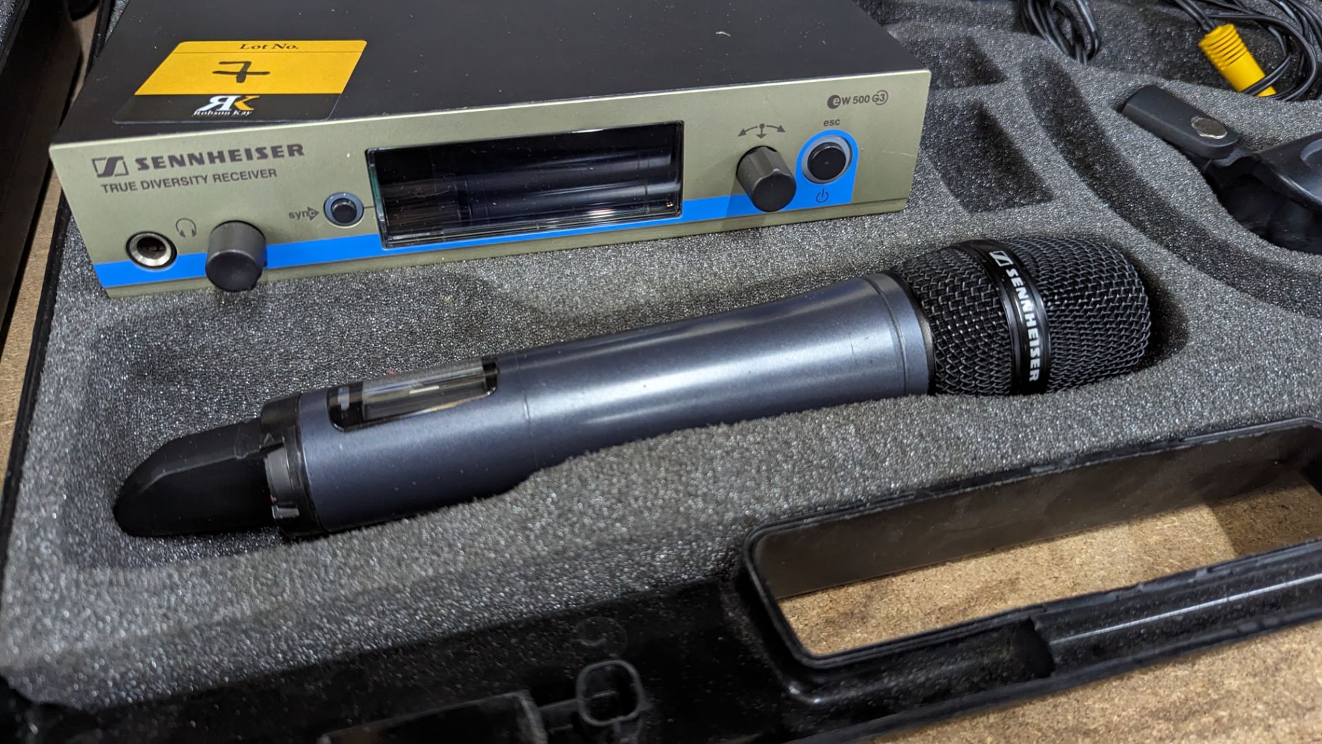 Sennheiser Evolution wireless microphone kit comprising 1 off Sennheiser model EW500 G3 true diversi - Image 7 of 12