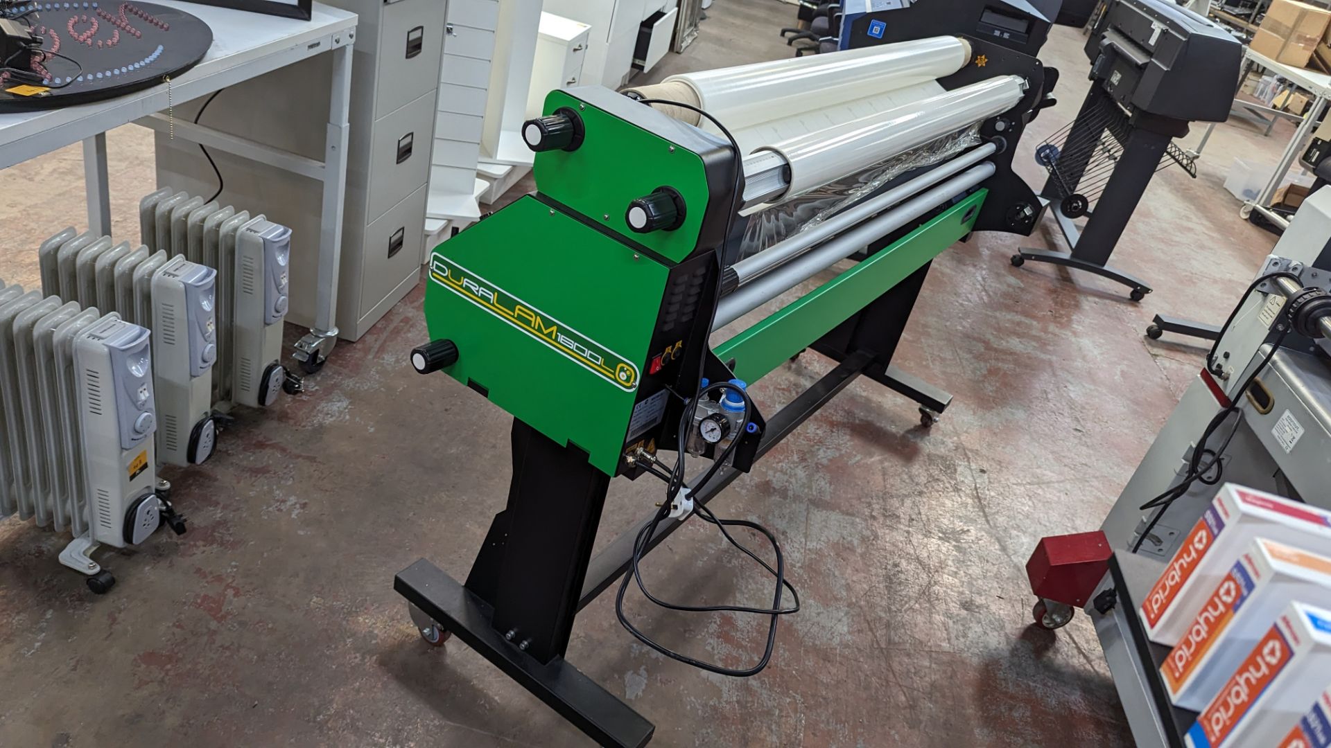 2019 Duralam model 1600L floor standing wide format laminator, max width 1630mm - Image 7 of 13