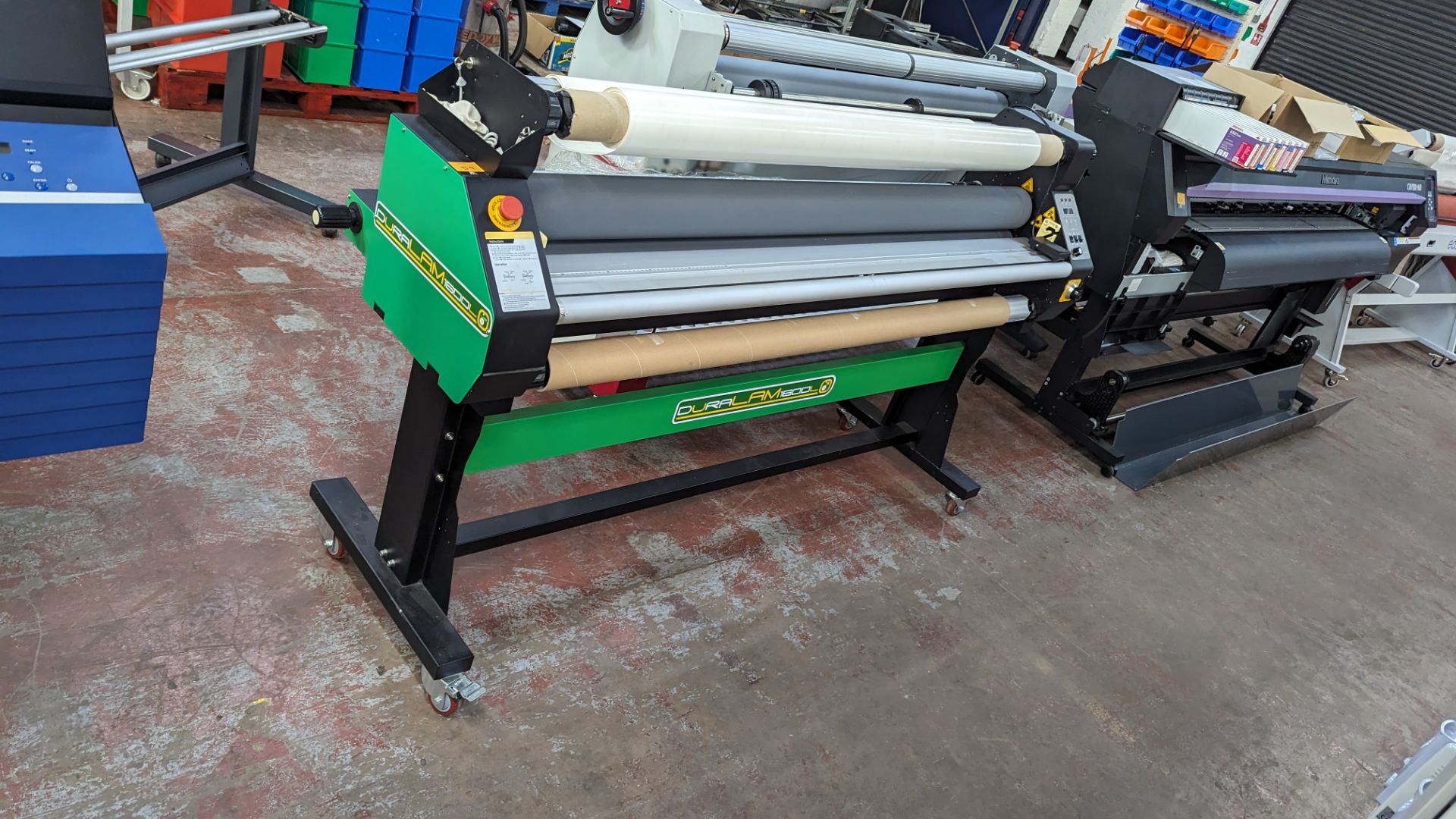 2019 Duralam model 1600L floor standing wide format laminator, max width 1630mm - Image 4 of 13