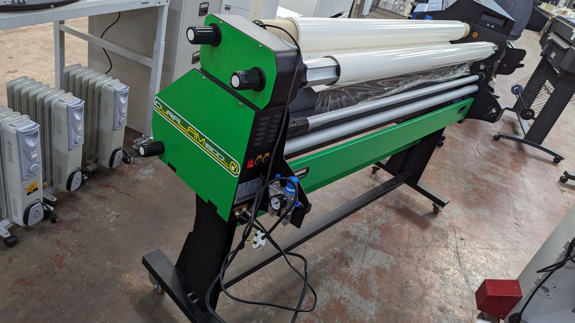 2019 Duralam model 1600L floor standing wide format laminator, max width 1630mm - Image 8 of 13