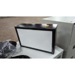 Light box measuring 560mm x 350mm x 165mm