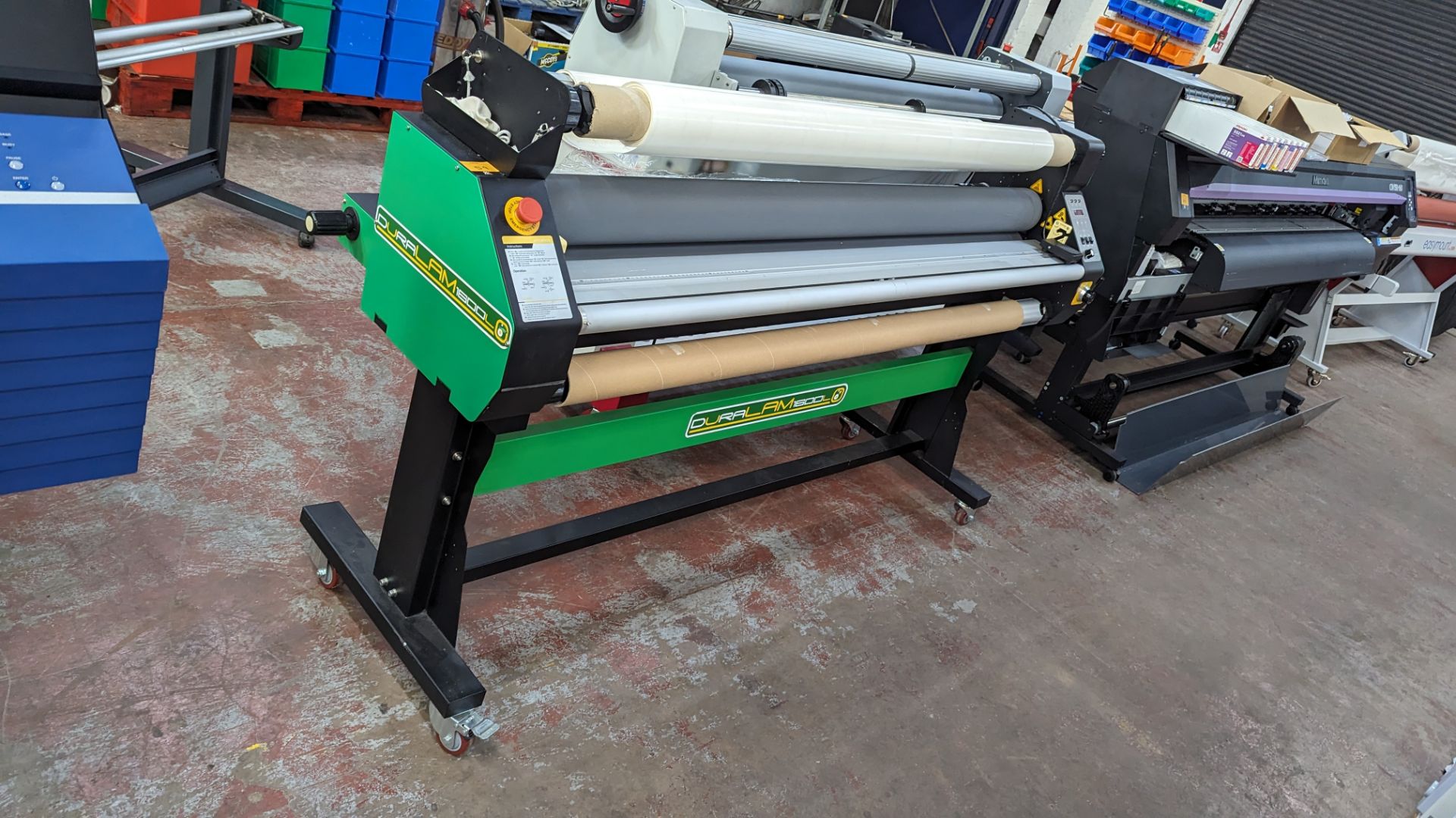 2019 Duralam model 1600L floor standing wide format laminator, max width 1630mm - Image 3 of 13