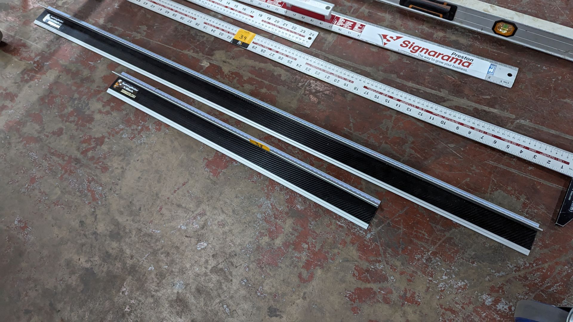 2 off Signgeer safety rulers, one being 70cm long and the other being 132cm long - Image 3 of 6