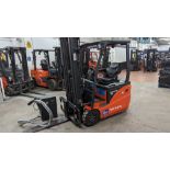 2022 Nexen 1.8 tonne battery powered counter-balance forklift truck. Model FBAT18N. Container spec