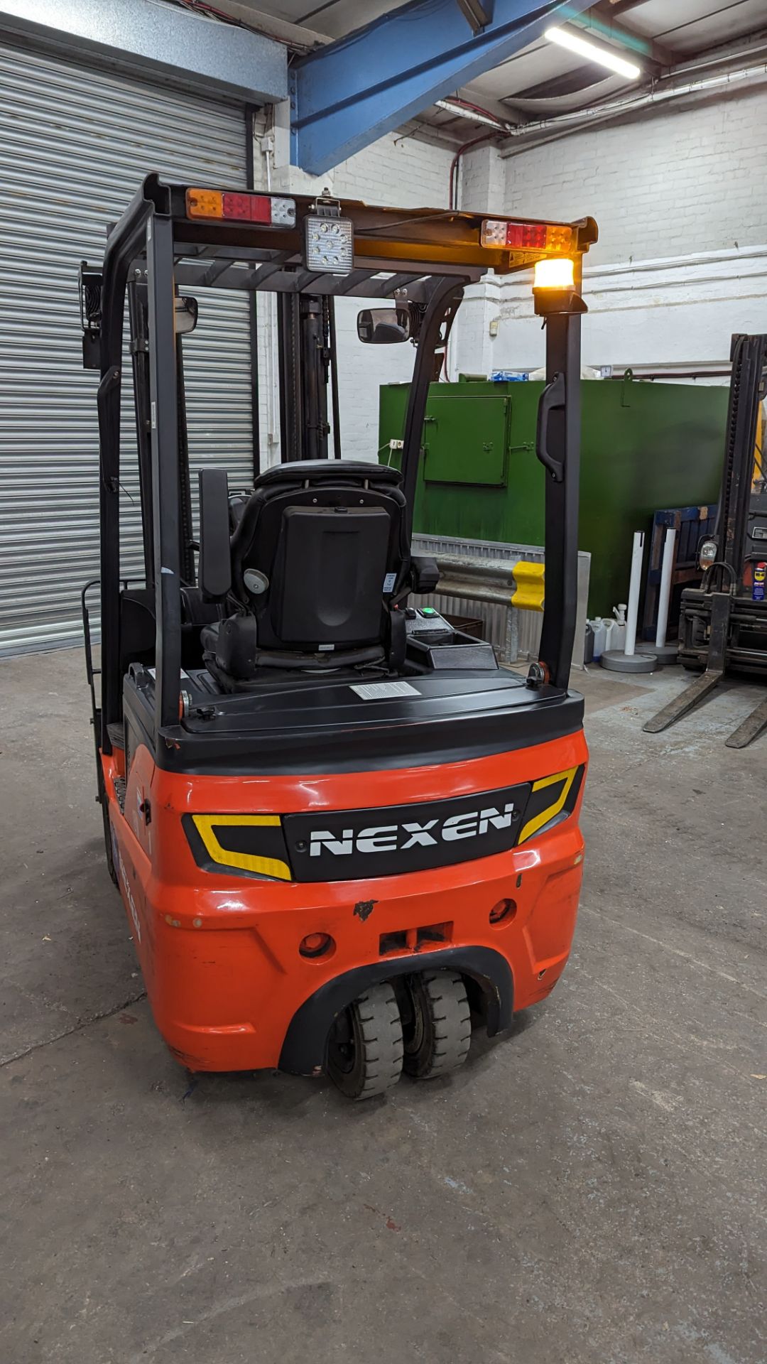 2022 Nexen 1.8 tonne battery powered counter-balance forklift truck. Model FBAT18N. Container spec - Image 4 of 20