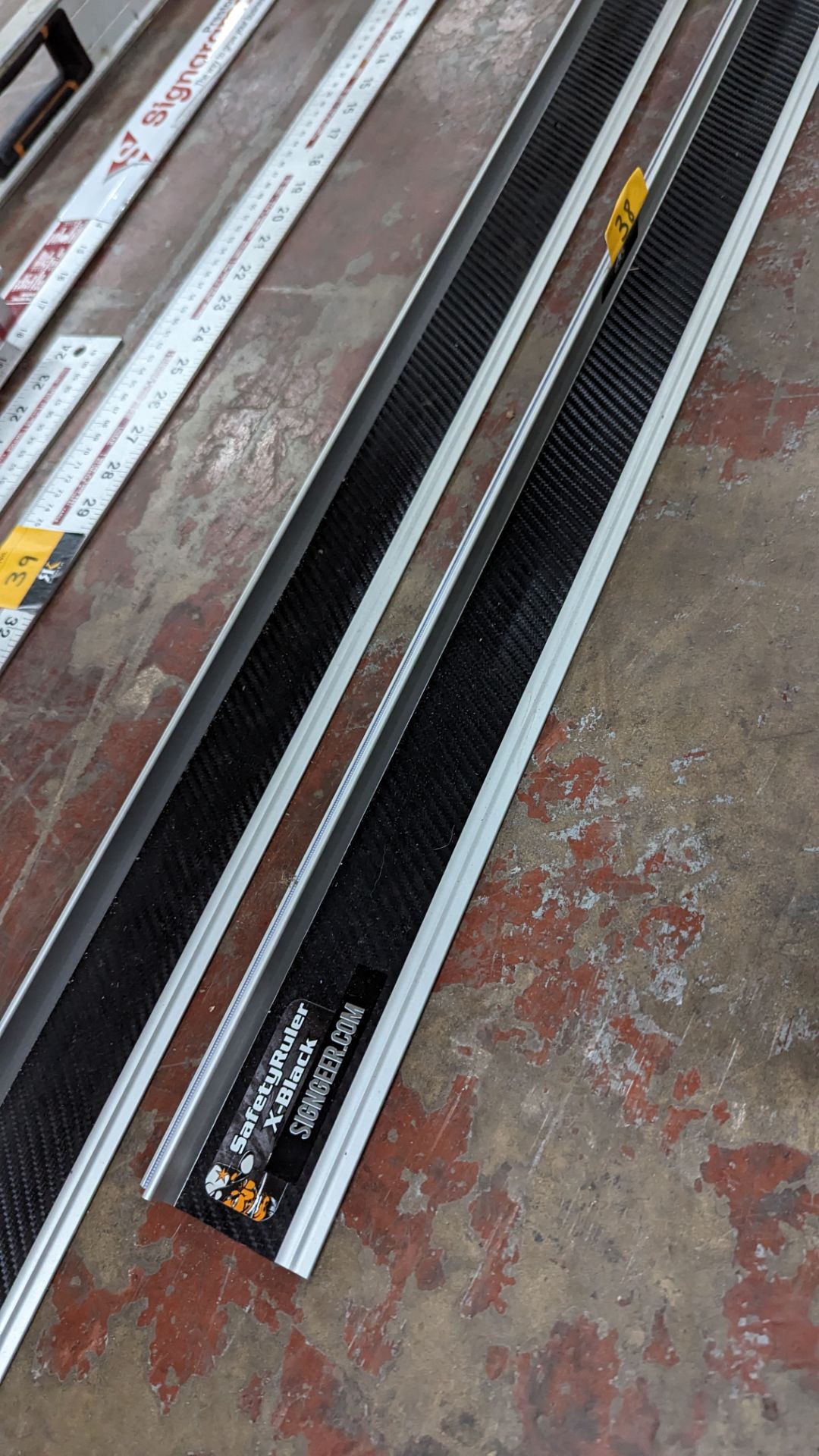 2 off Signgeer safety rulers, one being 70cm long and the other being 132cm long - Image 4 of 6