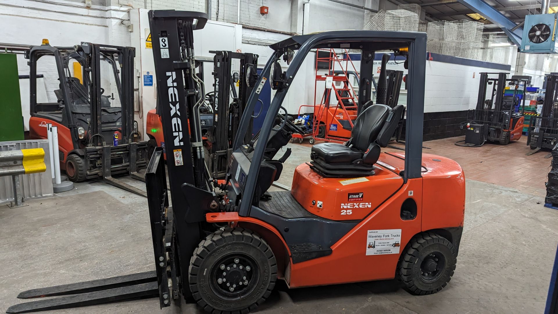 2022 Nexen 2.5 tonne diesel powered counter-balance forklift truck. Model FDL25. Container spec. - Image 2 of 17