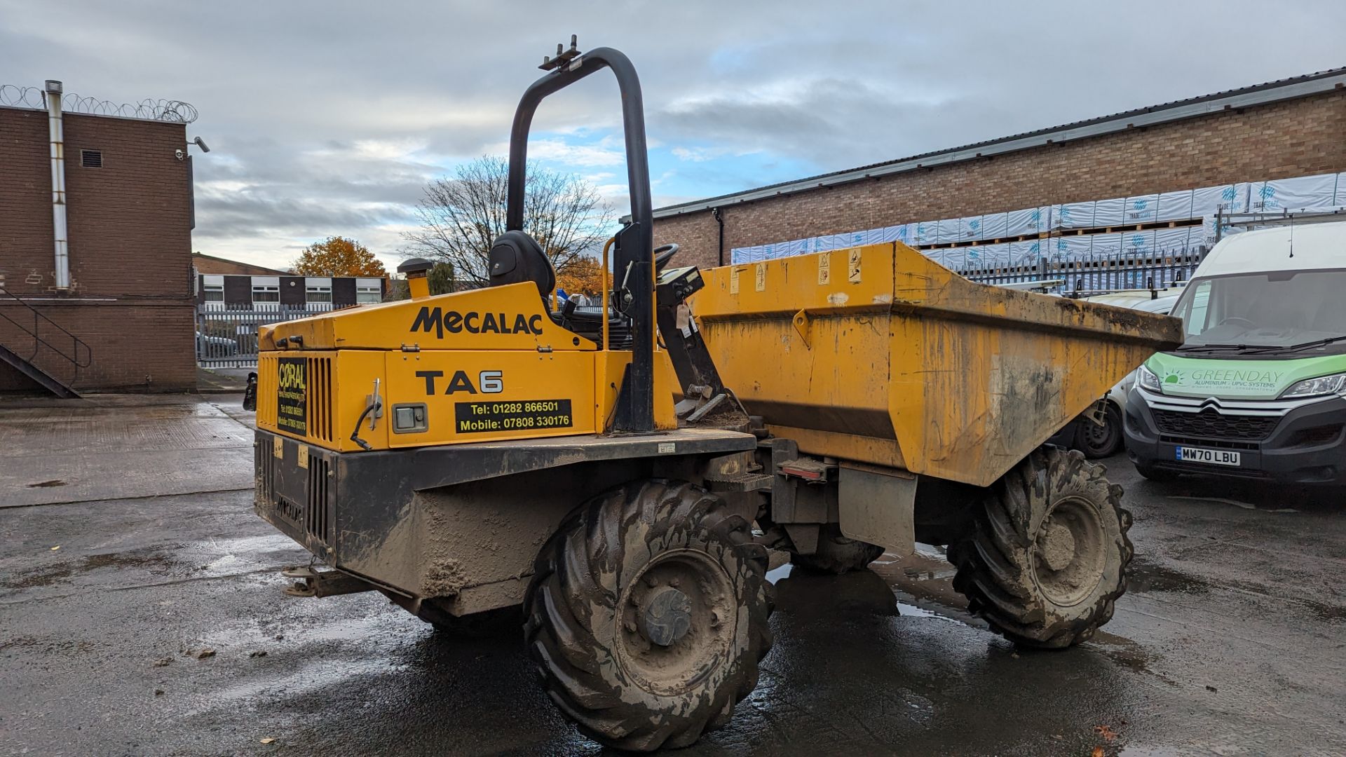 2018 Mecalac model TA6 dumper, 6 tonne capacity - Image 5 of 16