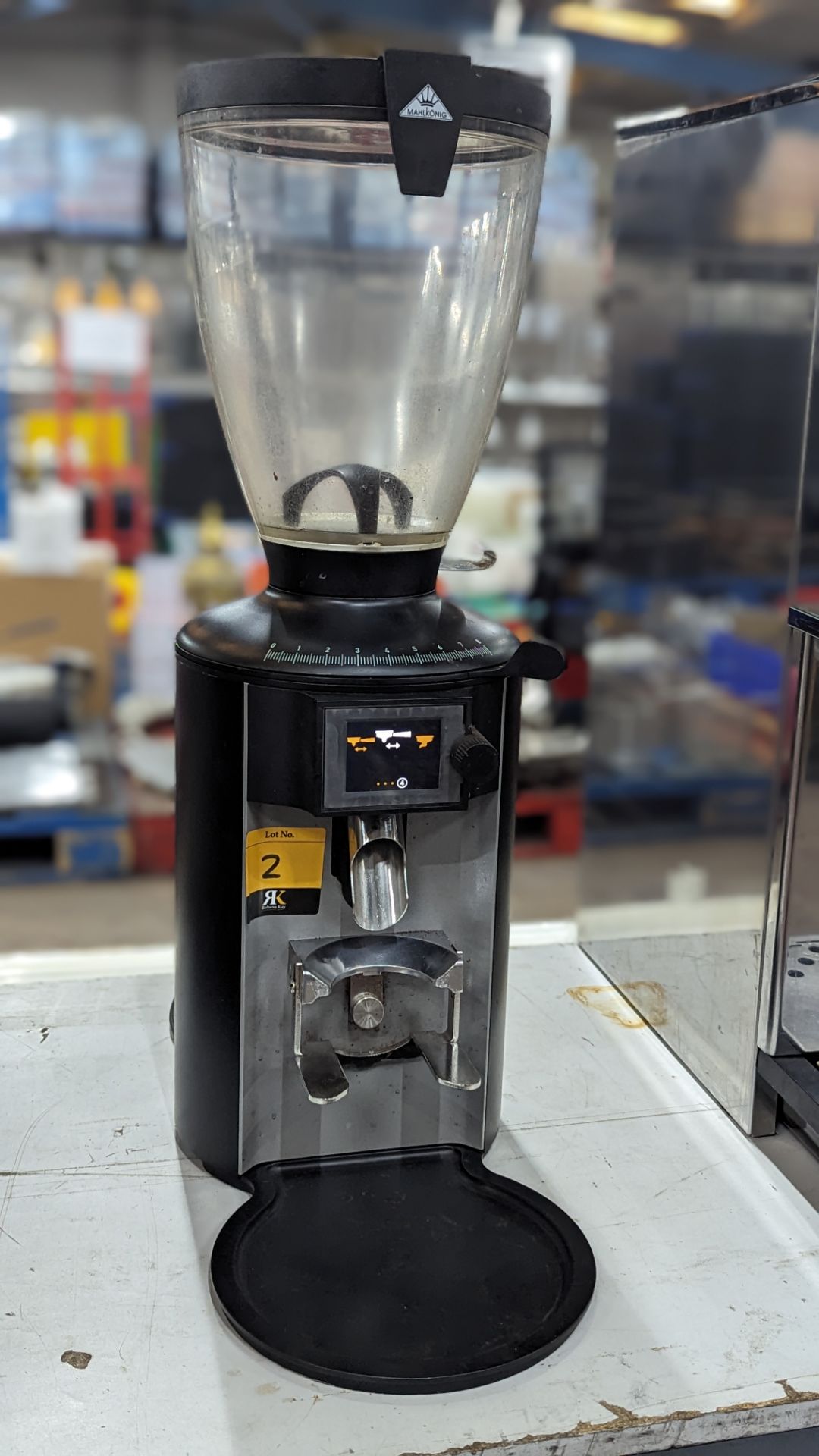 Anfim Pratica commercial coffee grinder with digital display, model AE652.4B