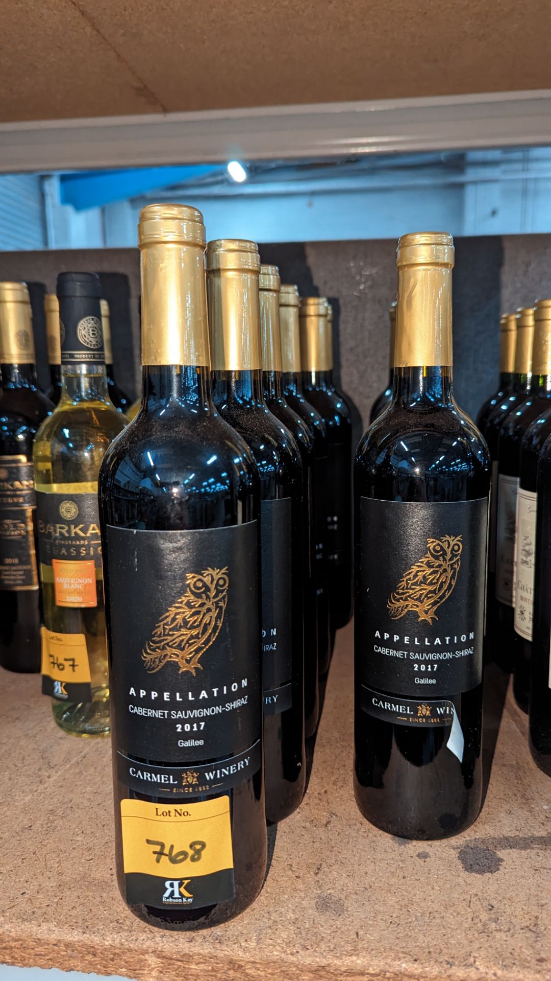 11 bottles of Carmel Winery Appellation Cabernet Sauvignon-Shiraz 2017 Israeli red wine sold under A - Image 3 of 4