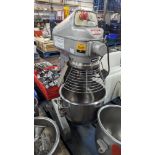 Metcalfe heavy duty commercial food mixer including quantity of bowls, blades, paddles & similar