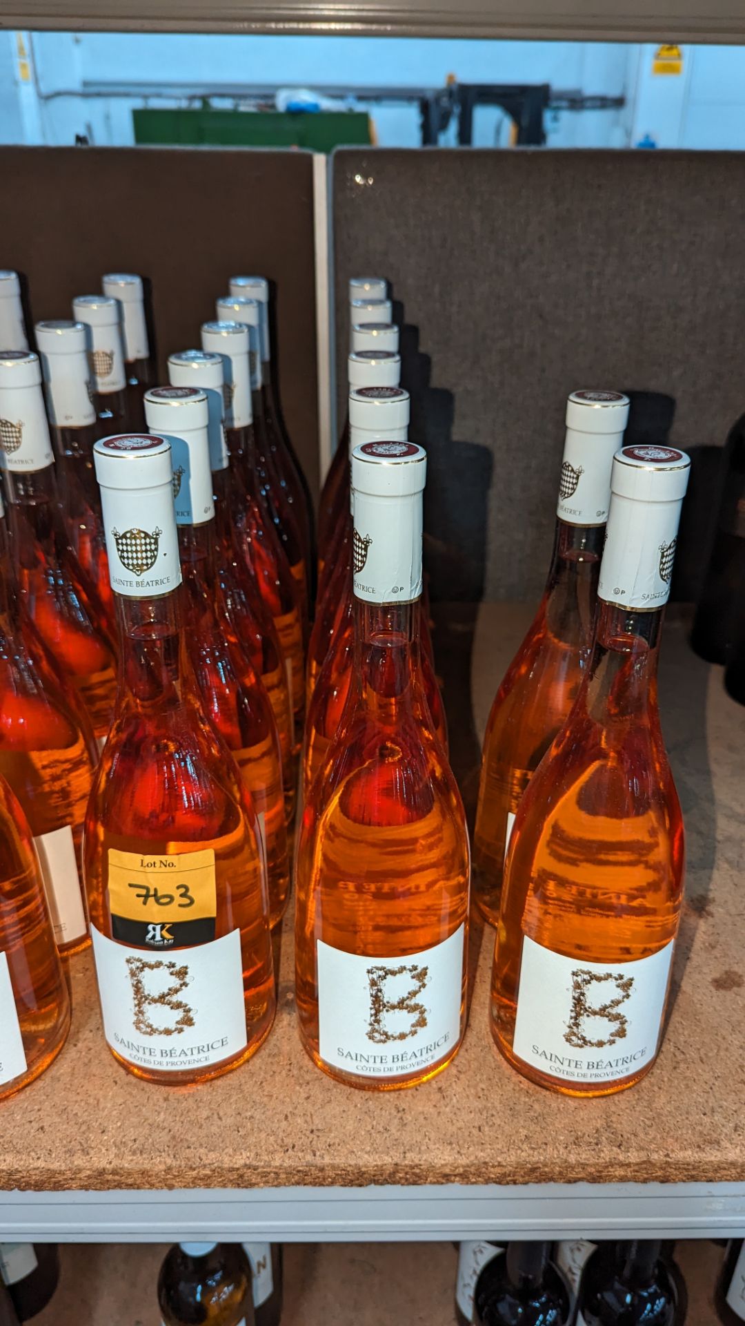 14 bottles of Sainte Béatrice Côtes de Provence 2020 rosé French wine sold under AWRS number XQAW000