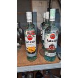 6 bottles of Bacardi white rum (3 x 70cl bottles & 3 x 1 litre bottles) sold under AWRS number XQAW0