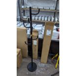 Mixed lot comprising coat stand & 3 assorted garment rails/coat racks. NB only one item is assemble