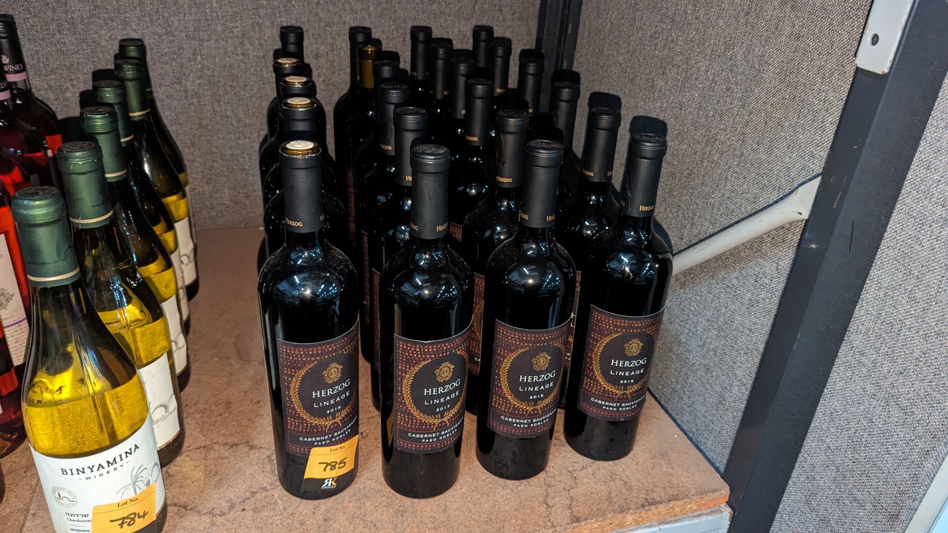 22 bottles of 2018 Herzog Lineage Cabernet Sauvignon Californian red wine & 1 bottle of 2017 Herzog