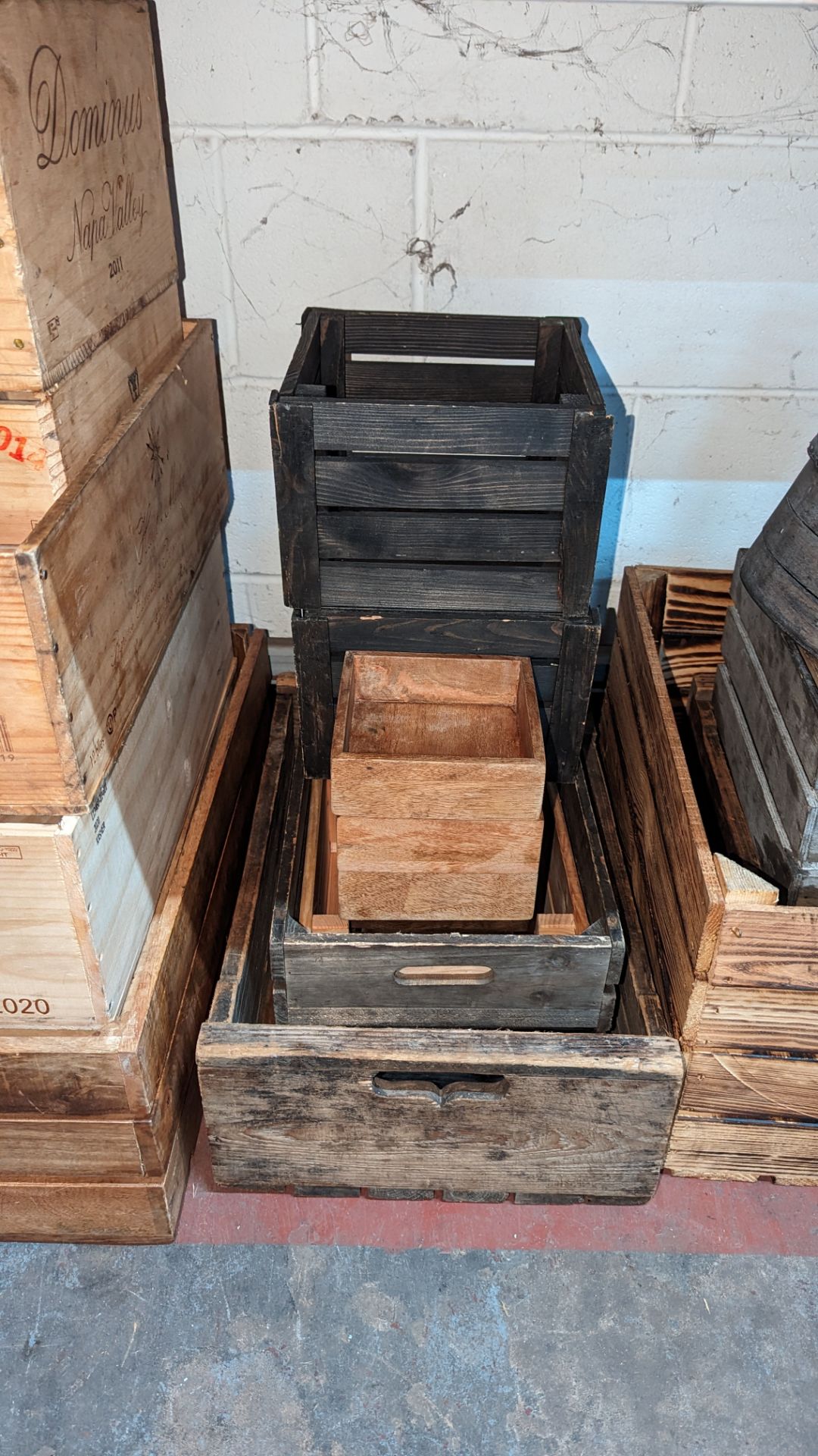 The contents of a bay of assorted wooden crates & boxes - Image 4 of 7