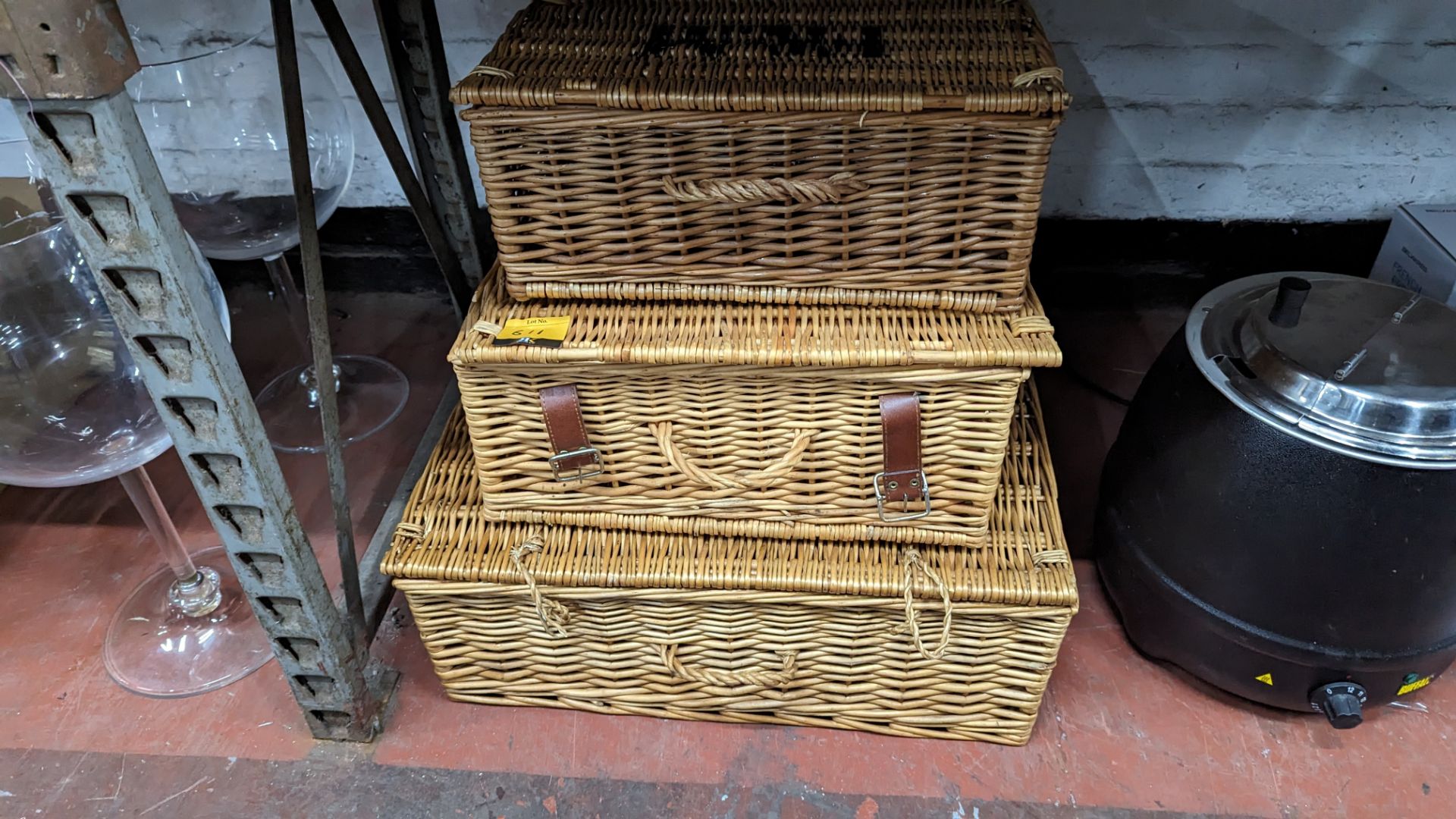 3 off assorted size picnic baskets