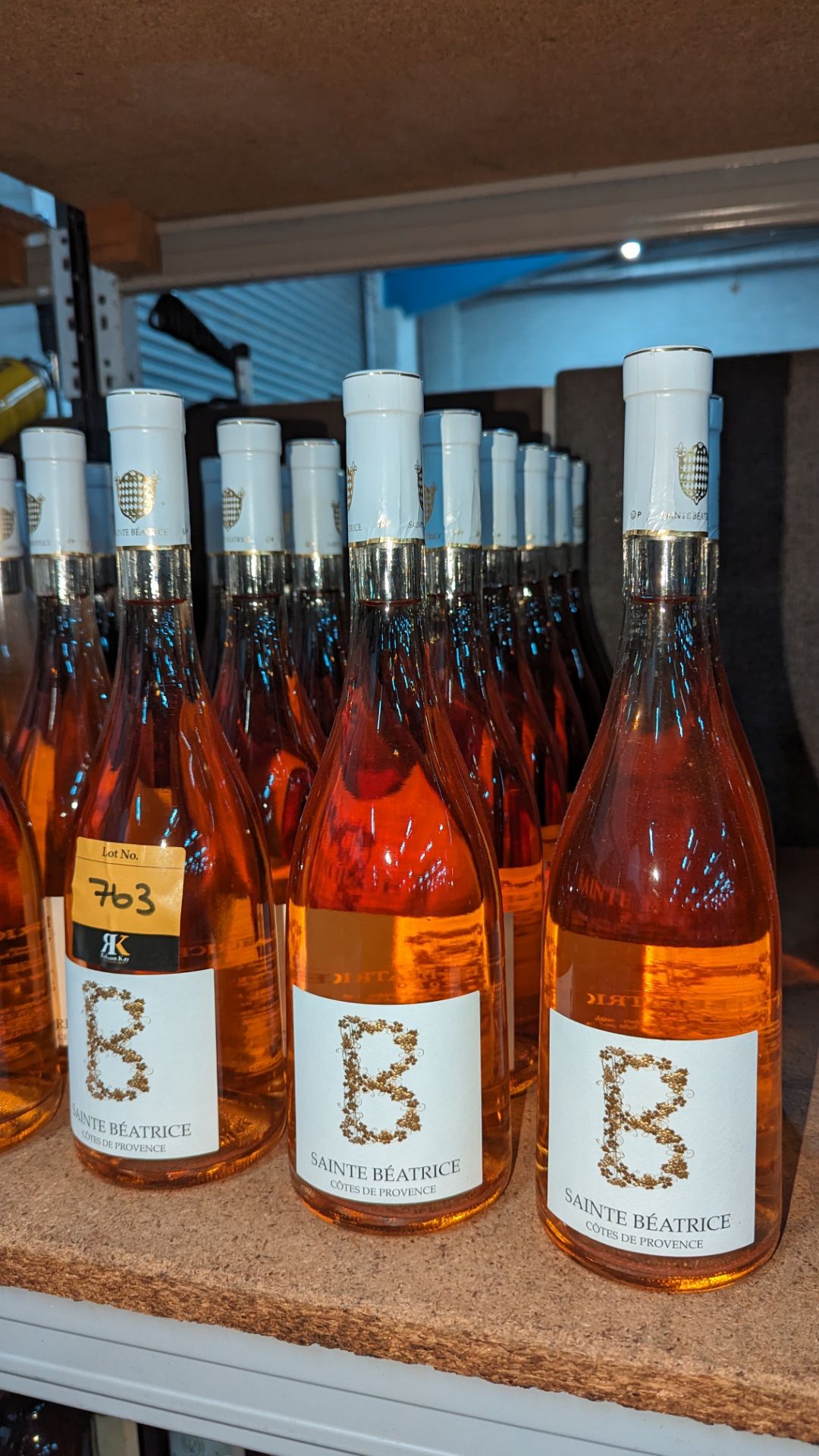 14 bottles of Sainte Béatrice Côtes de Provence 2020 rosé French wine sold under AWRS number XQAW000 - Image 3 of 4