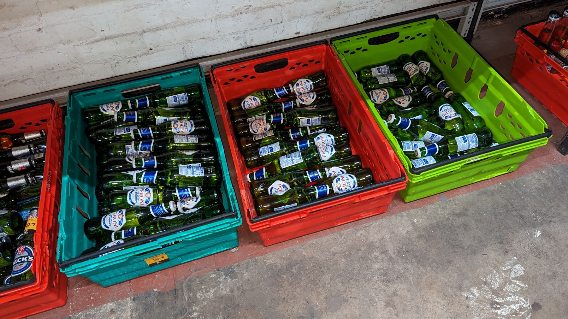 68 bottles of Peroni Nastro Azzurro beer (in 3 crates) sold under AWRS number XQAW00000101017