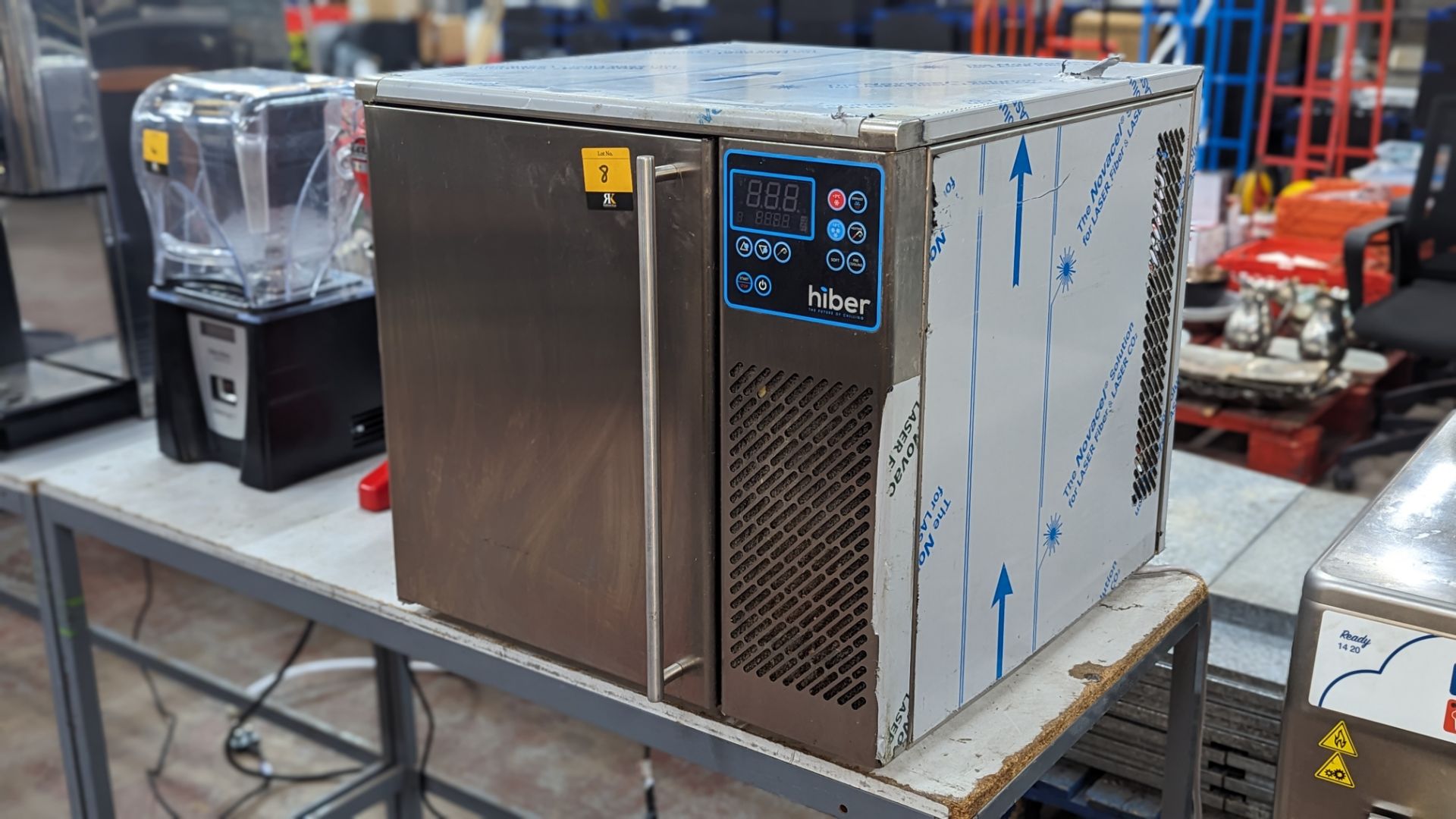 Hiber ABM 023S counter top blast freezer, still in original protective packaging to most sides - Image 10 of 14