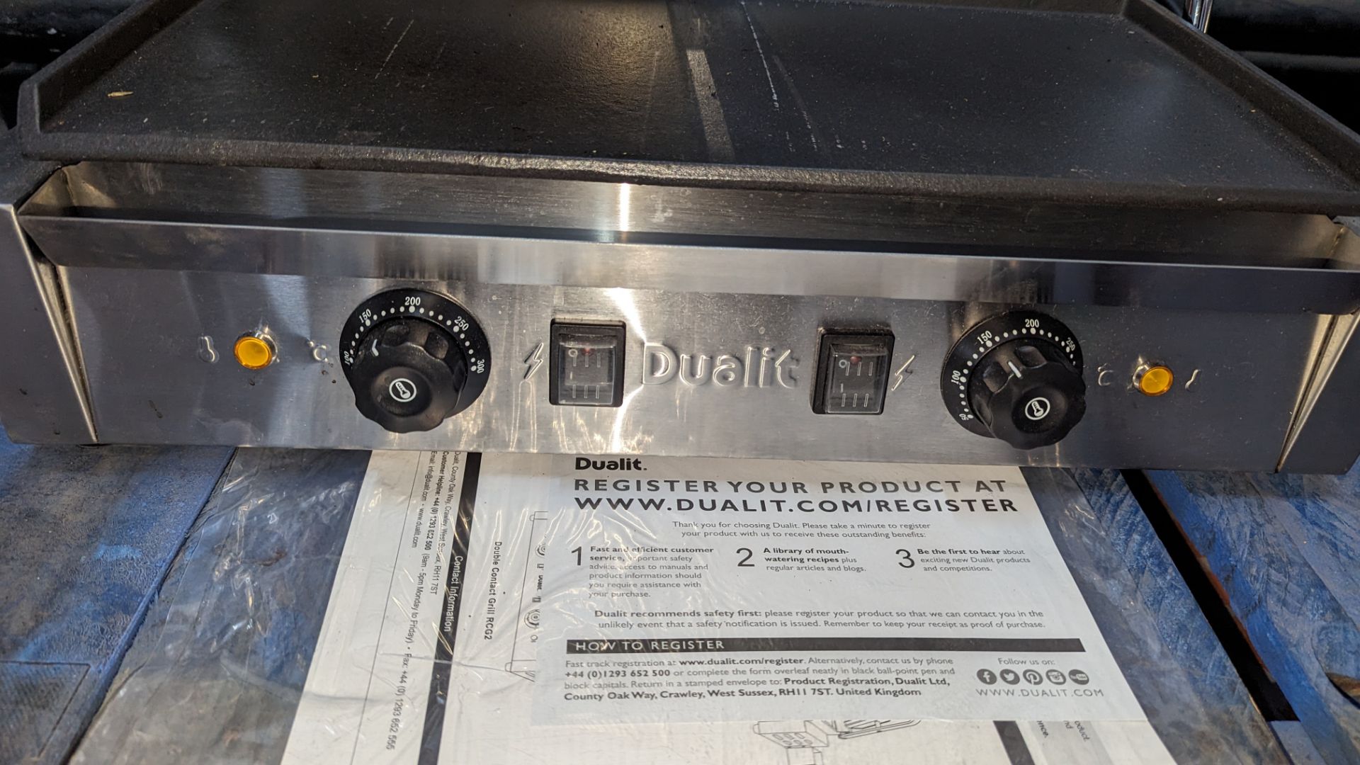 Dualit RCG2 double panini contact grill, including manual - Image 6 of 8