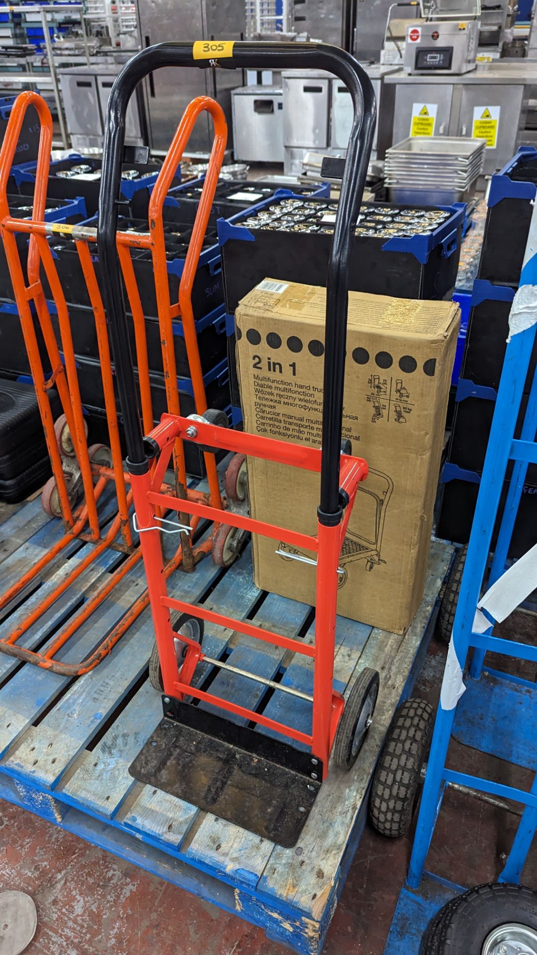 2 off multifunction hand trucks (1 still in the box) - Image 7 of 7