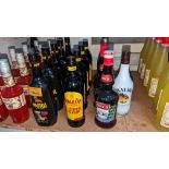 14 assorted bottles of liqueur including passionfruit, Kahlua & more sold under AWRS number XQAW0000