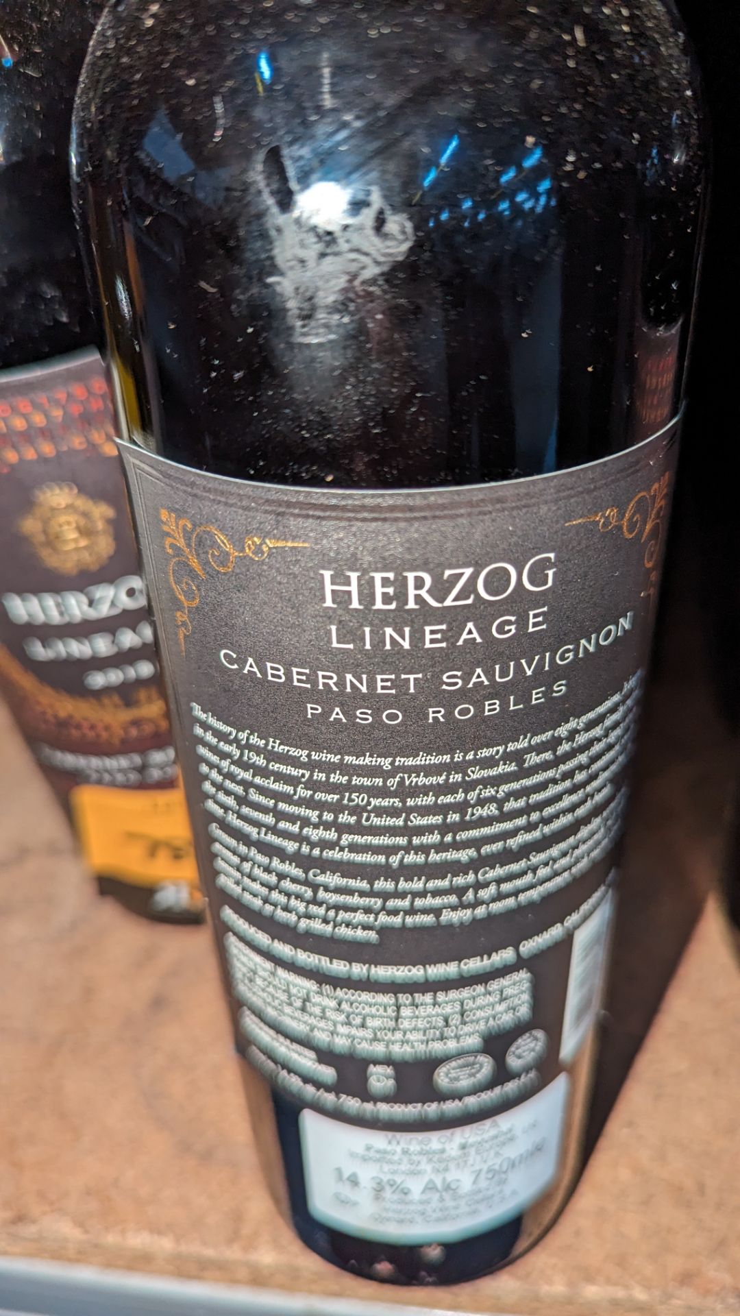 22 bottles of 2018 Herzog Lineage Cabernet Sauvignon Californian red wine & 1 bottle of 2017 Herzog - Image 6 of 6