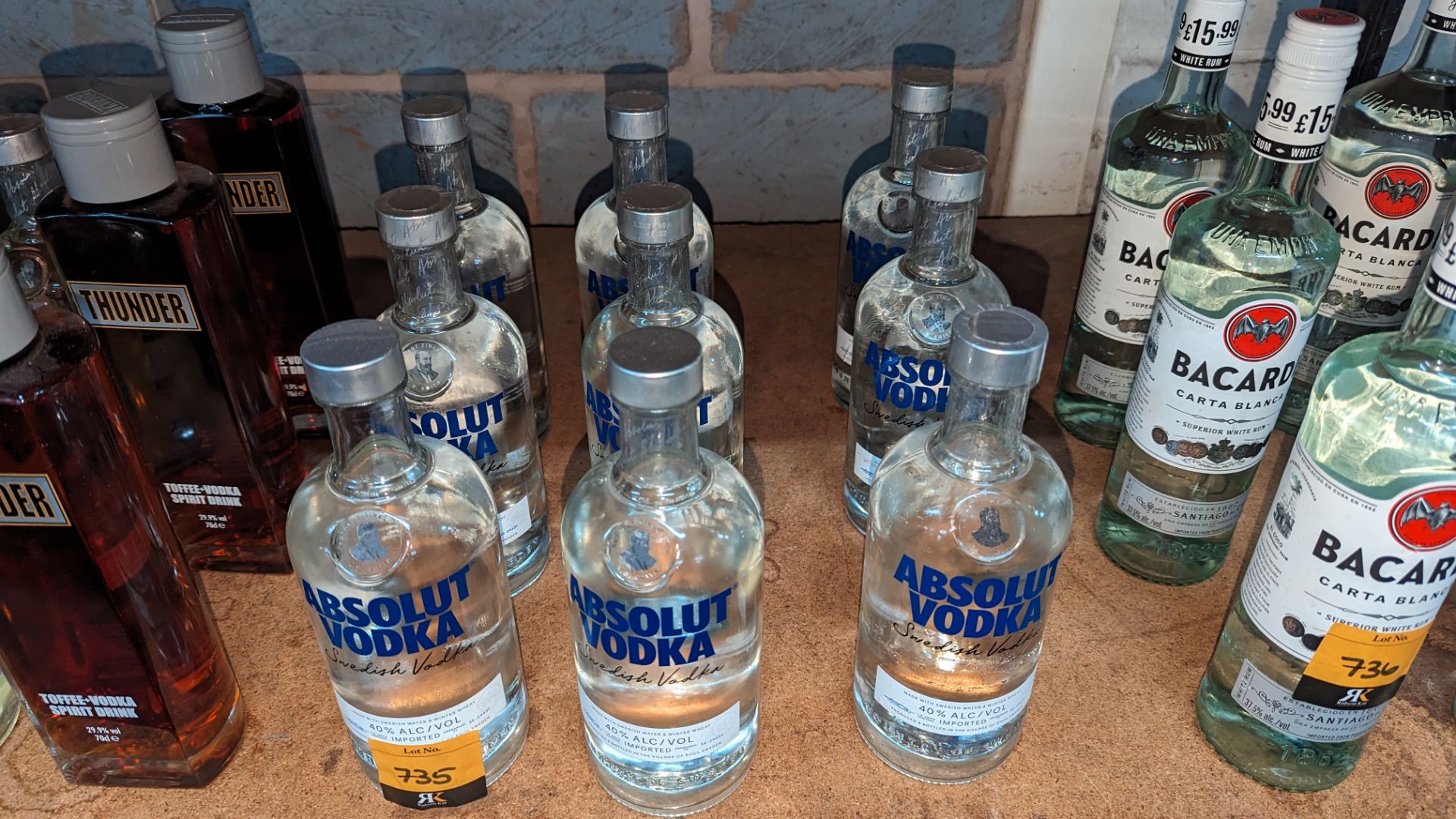9 bottles of Absolut vodka sold under AWRS number XQAW00000101017 - Image 2 of 5