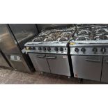 Falcon mobile stainless steel large 6 ring gas oven