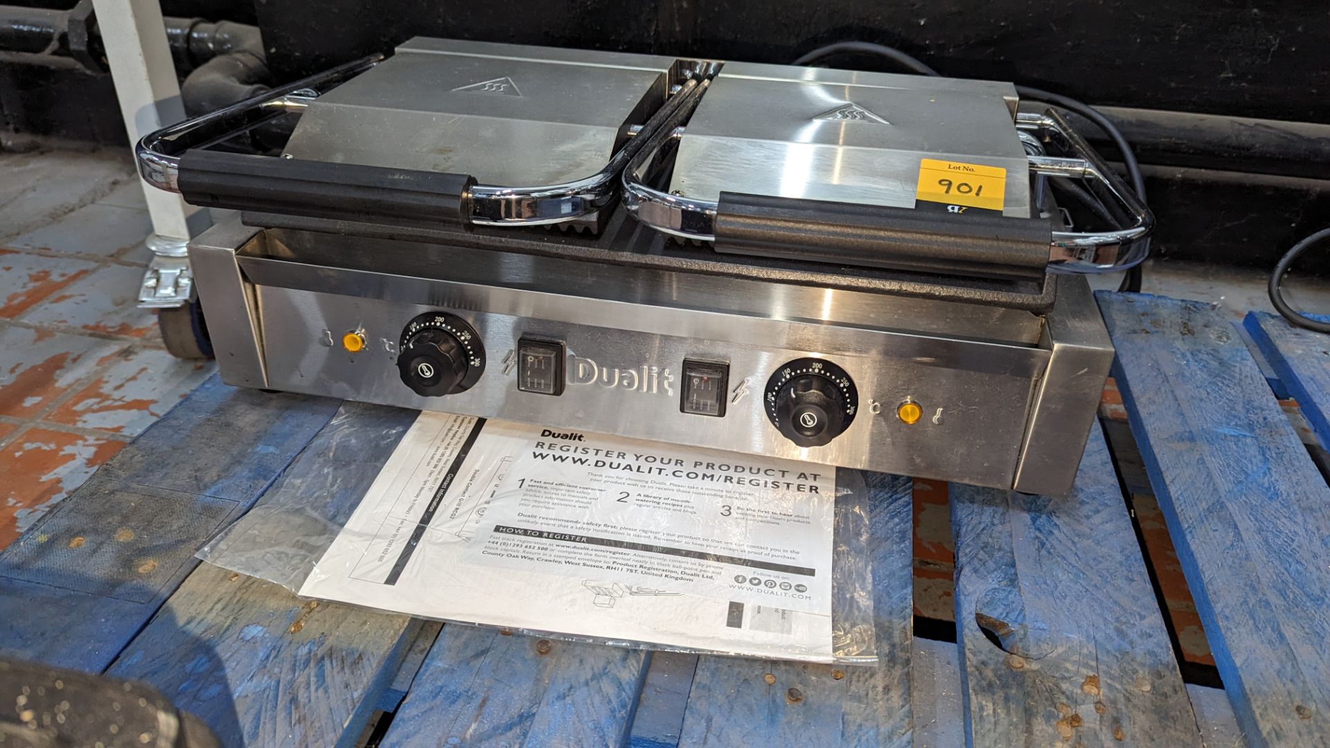 Dualit RCG2 double panini contact grill, including manual - Image 2 of 8