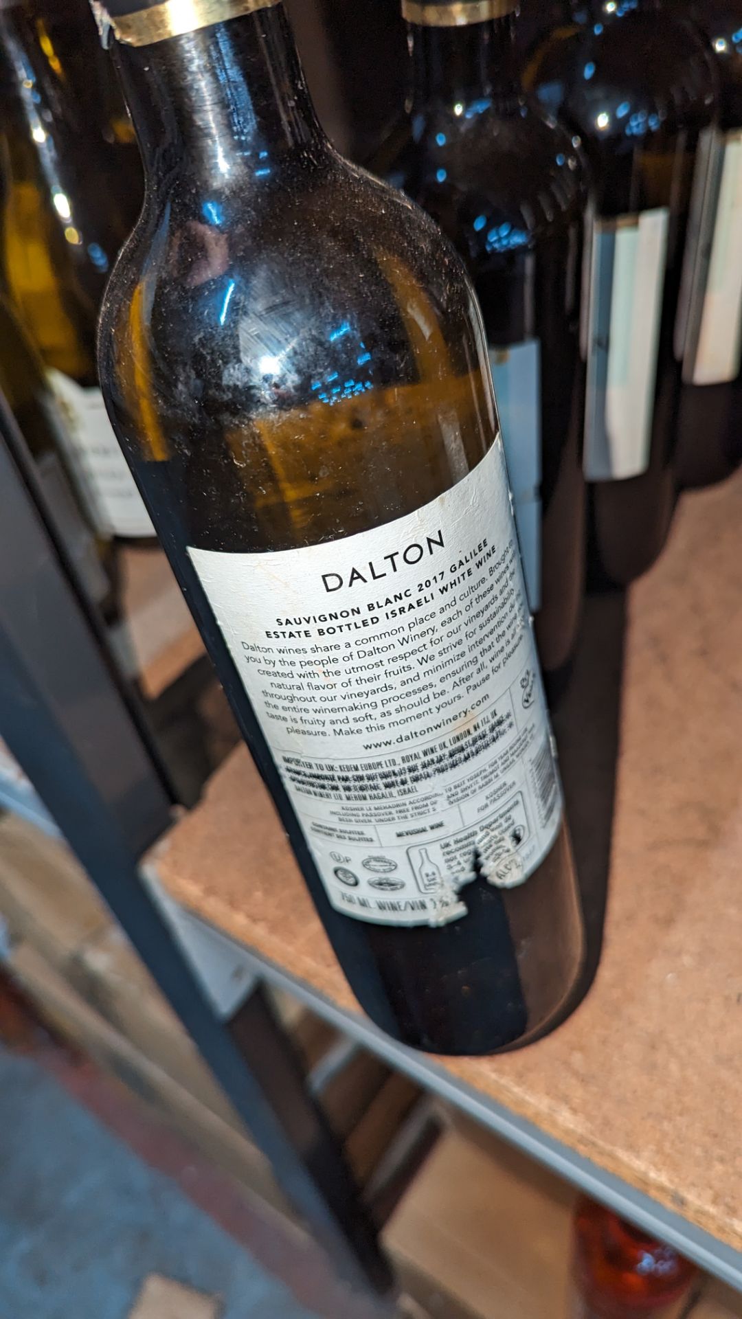 9 bottles of Dalton Estate 2017 Sauvignon Blanc Israeli white wine sold under AWRS number XQAW000001 - Image 3 of 3