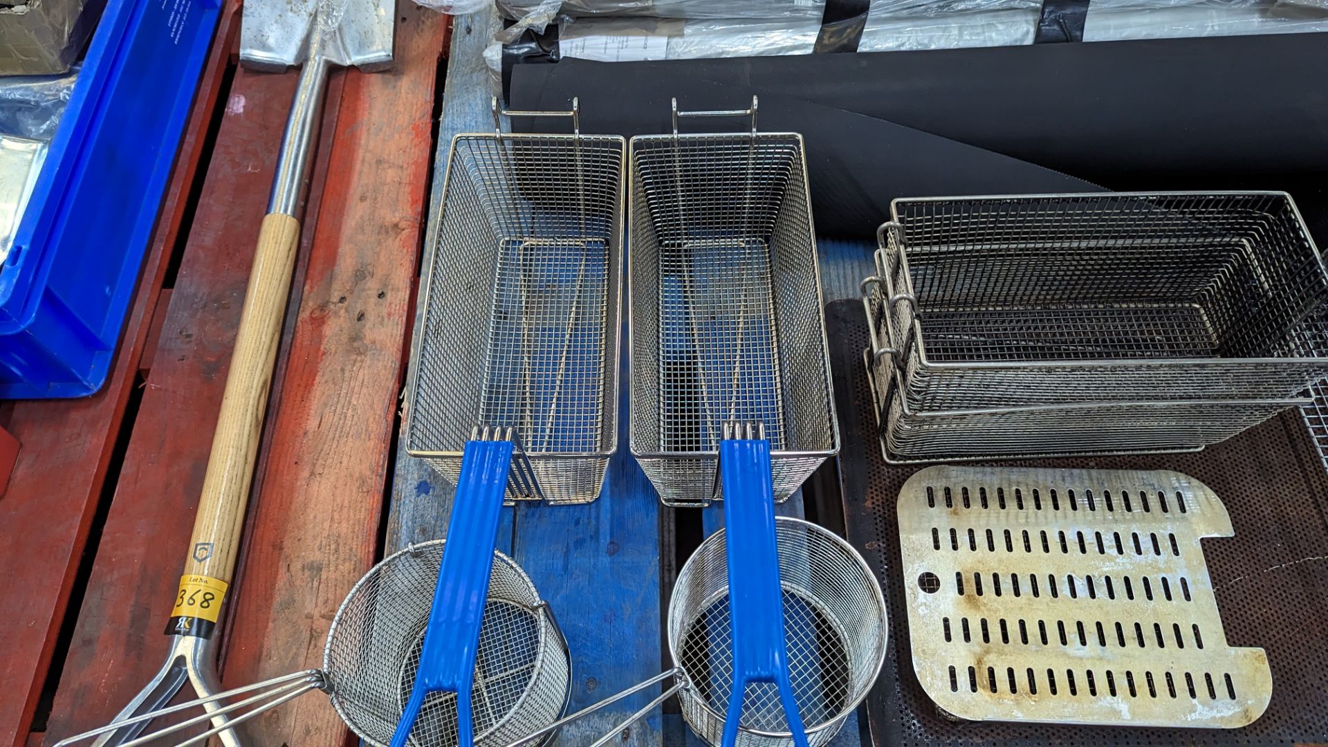 The contents of miscellaneous items including fryer baskets, trays, heat resistant matting & more - Image 5 of 8