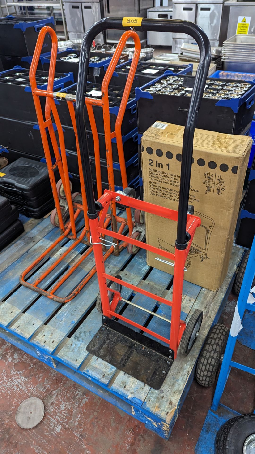 2 off multifunction hand trucks (1 still in the box) - Image 6 of 7